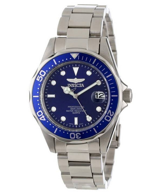 Invicta Pro Diver 200M Quartz Blue Dial 9204 herrklocka