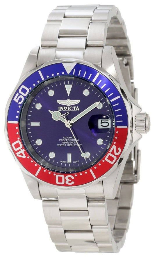 Invicta Pro Diver Automatic 200M Blue Dial 5053 Herrklocka
