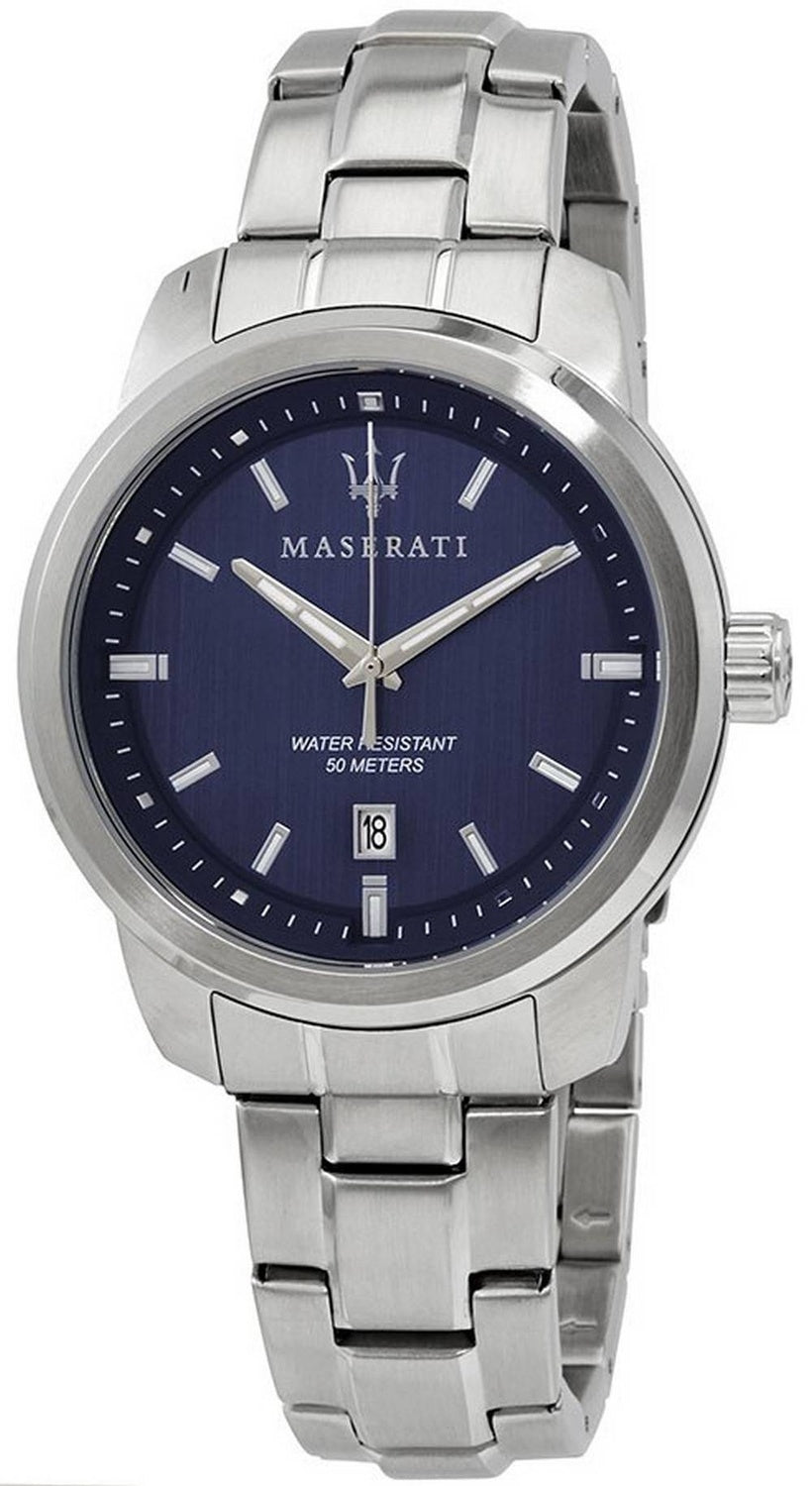 Maserati Successo Blue Dial Quartz R8853121004 Herrklocka