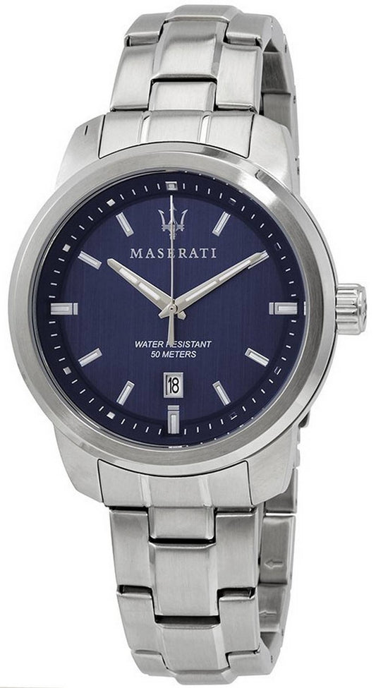 Maserati Successo Blue Dial Quartz R8853121004 Herrklocka