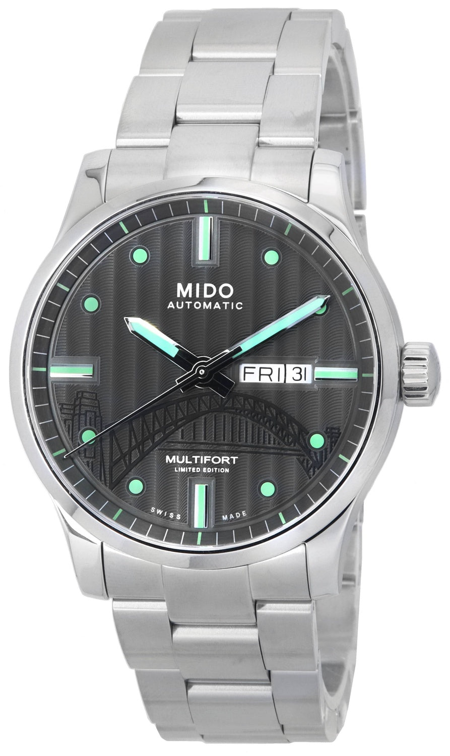 Mido Multifort IBA Limited Edition Antracit Urtavla Automatisk M005.430.11.061.81 M0054301106181 100M Herrklocka