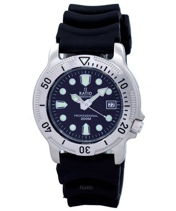 Ratio FreeDiver Professional 200M Sapphire Quartz 22AD202 herrklocka