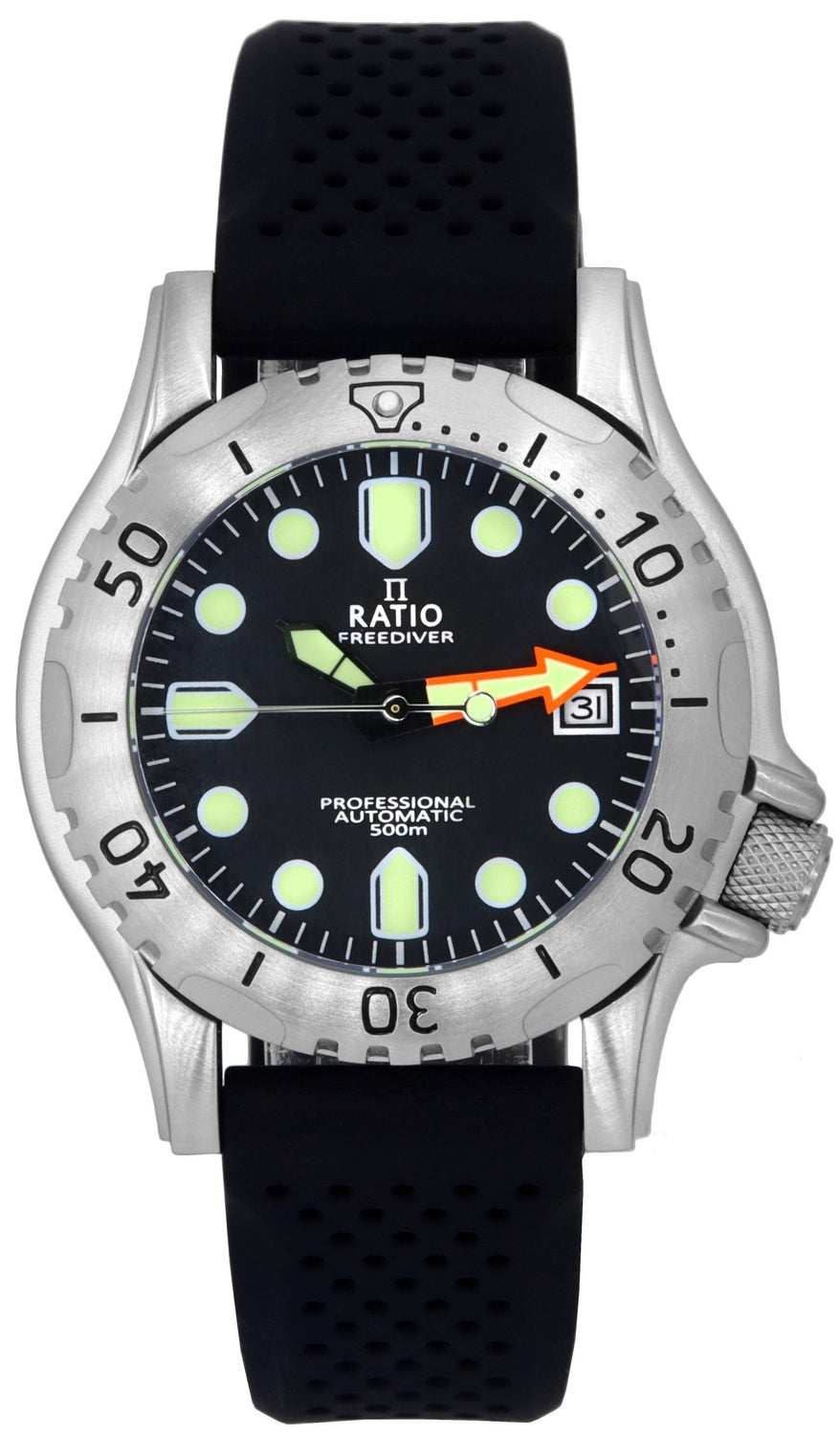 Ratio FreeDiver Professional Sapphire Black Dial Automatisk RTF015 500M herrklocka