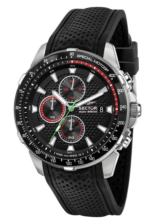 Sector ADV2500 Special MotoGP Chronograph Black Dial Quartz R3271643003 100M herrklocka