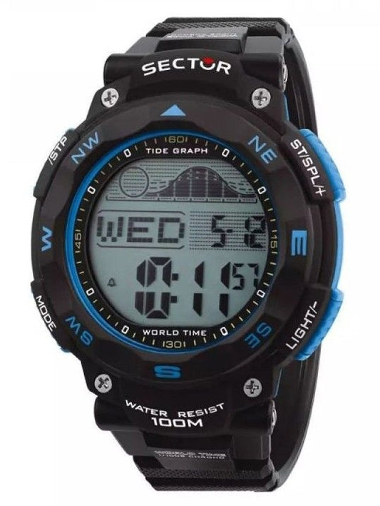 Sector EX-35 Digital Black Dial Quartz R3251534002 100M herrklocka