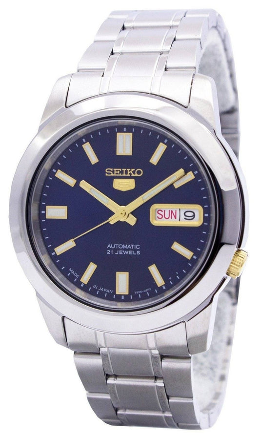 Seiko 5 Automatic 21 Jewels Japan Made SNKK11 SNKK11J1 SNKK11J Herrklocka
