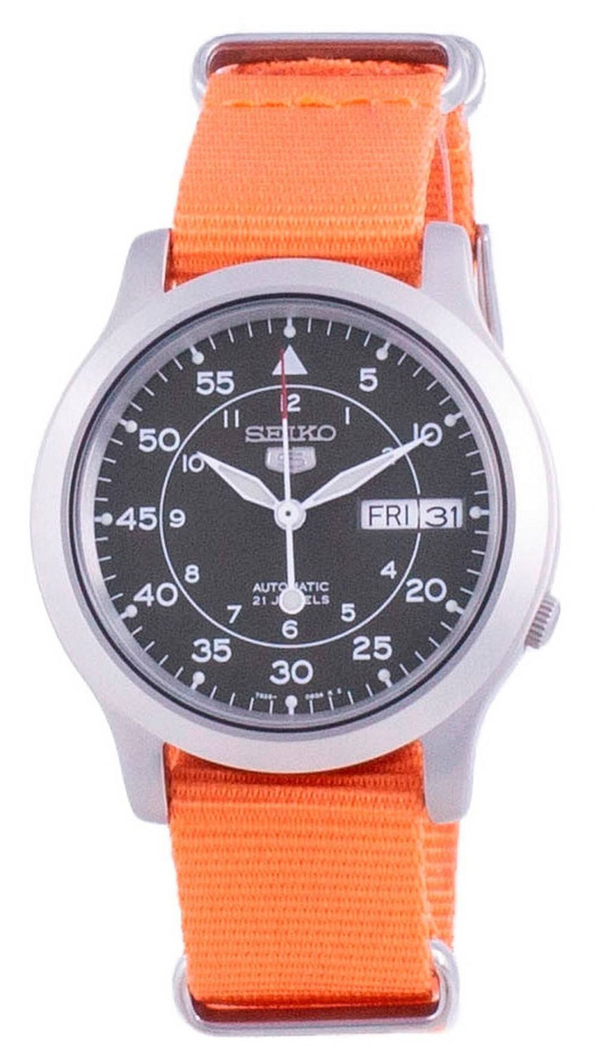 Seiko 5 Military SNK805K2-var-NATOS14 herrklocka med automatisk nylonrem