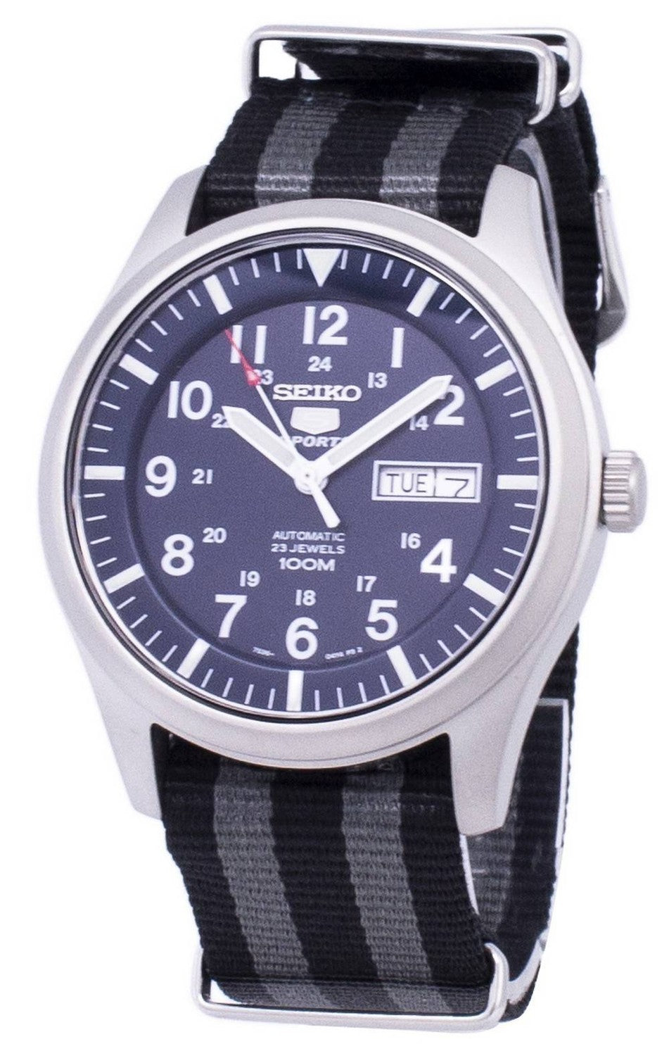 Seiko 5 Sports Automatisk Nato-rem SNZG11K1-var-NATO1 herrklocka