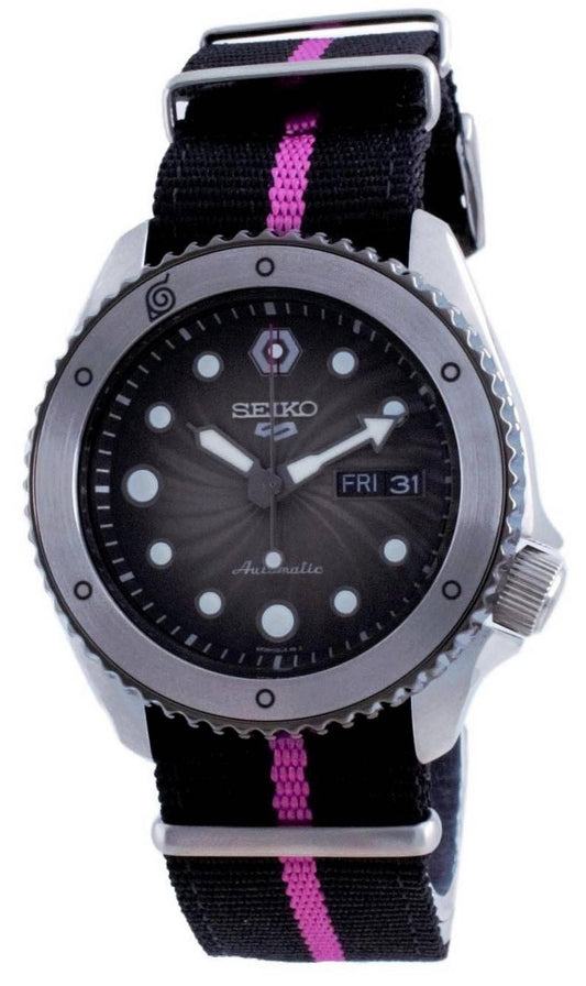 Seiko 5 Sports Boruto Uzumaki Limited Edition Automatisk SRPF65 SRPF65K1 SRPF65K 100M herrklocka