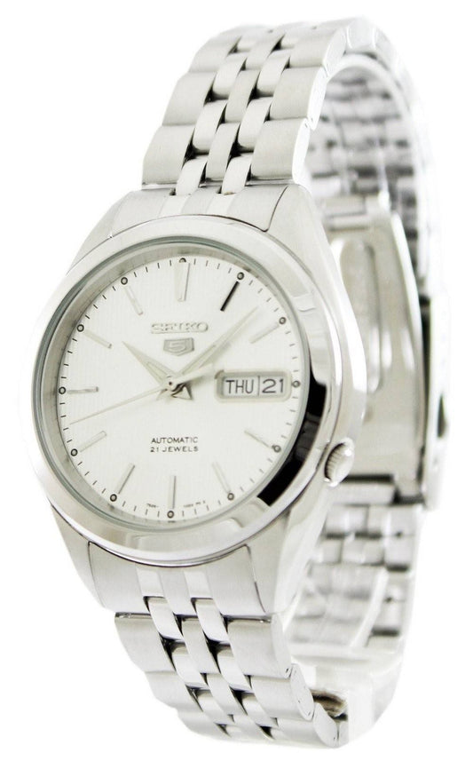 Seiko 5 rostfritt stål automatisk 21 juveler SNKL15 SNKL15K1 SNKL15K herrklocka