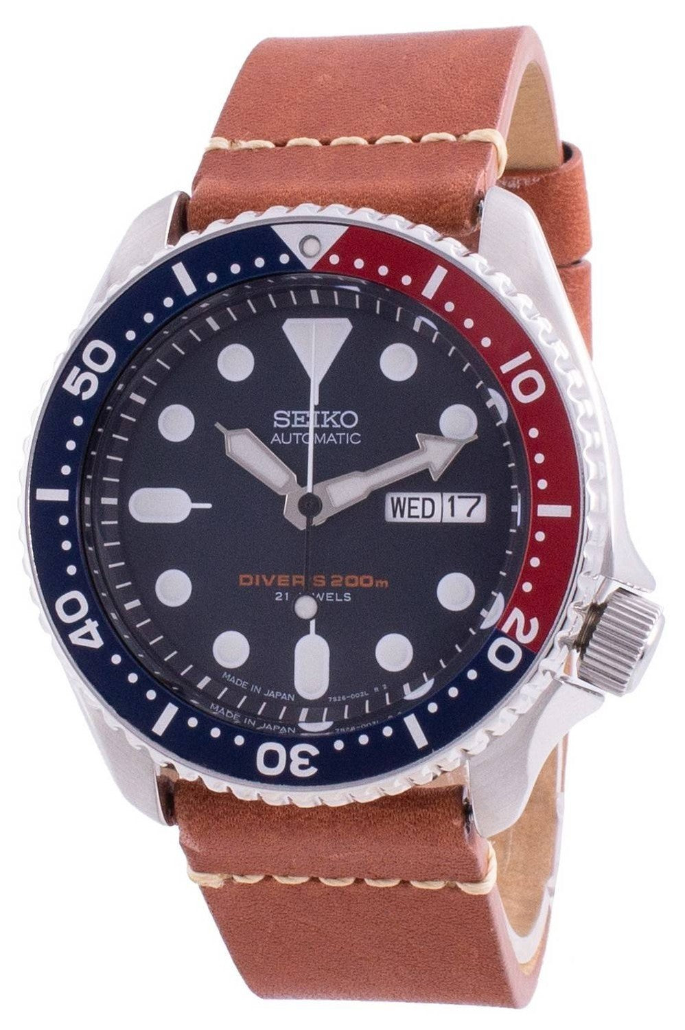 Seiko Automatic Diver's SKX009J1-var-LS21 200M Japan-tillverkad herrklocka