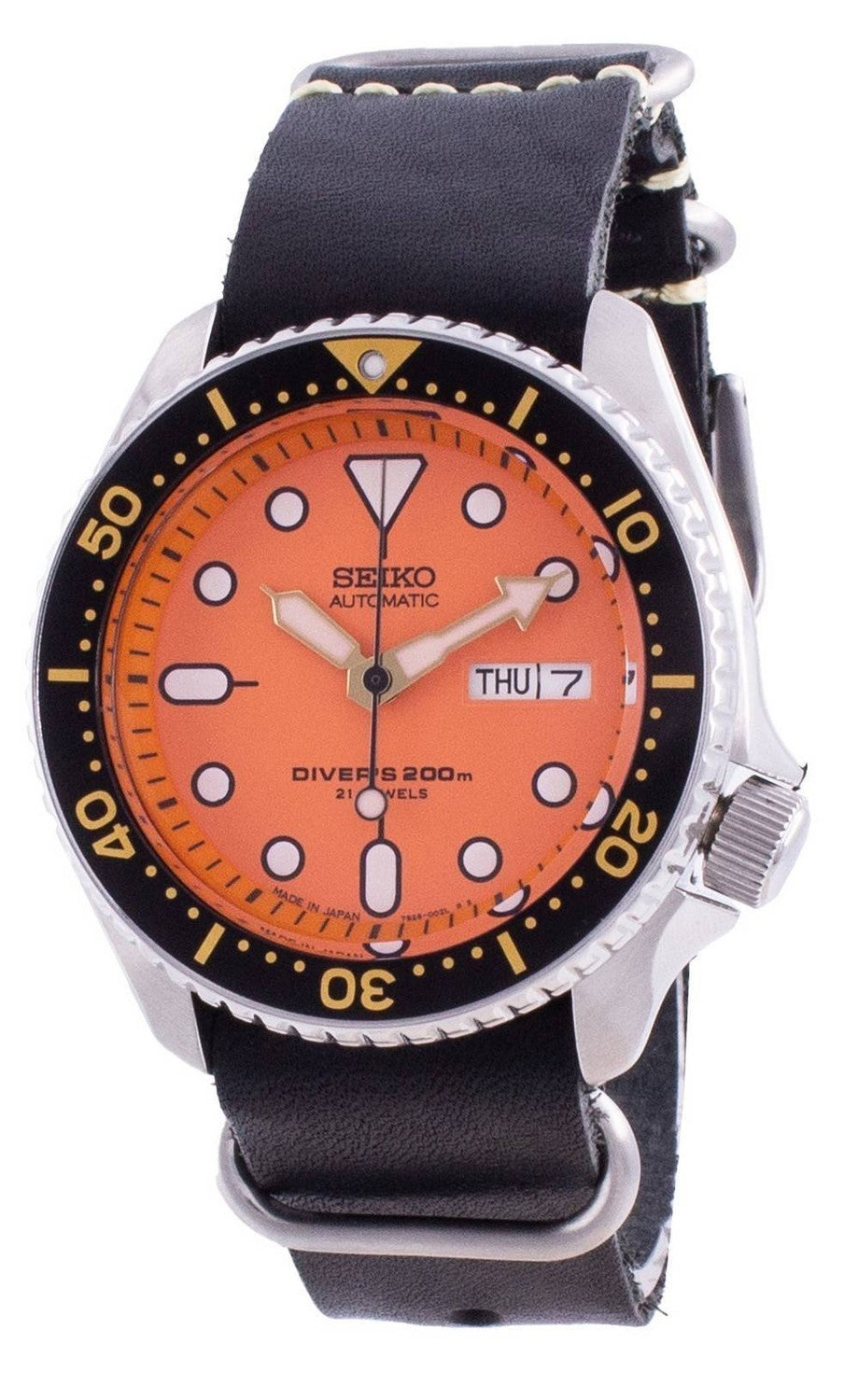 Seiko Automatic Diver's SKX011J1-var-LS19 200M Japan-tillverkad herrklocka