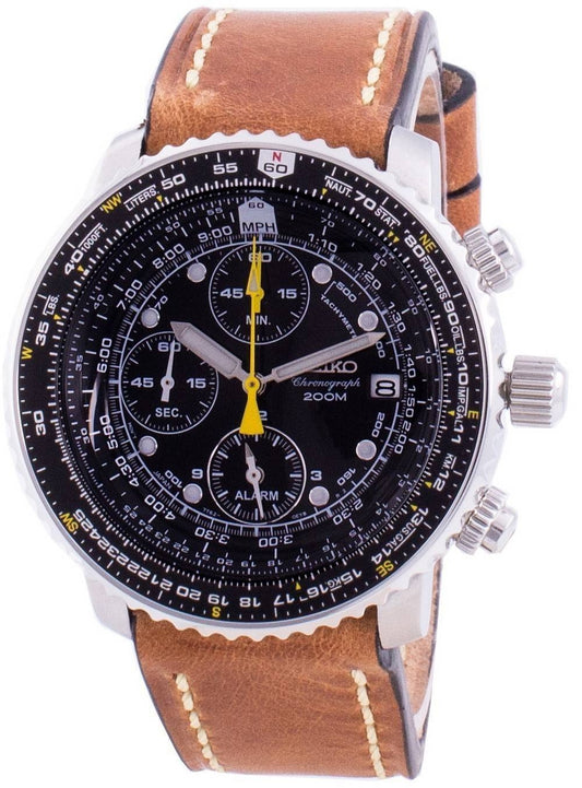 Seiko Pilot's Flight SNA411P1-VAR-LS17 Quartz Chronograph 200M herrklocka