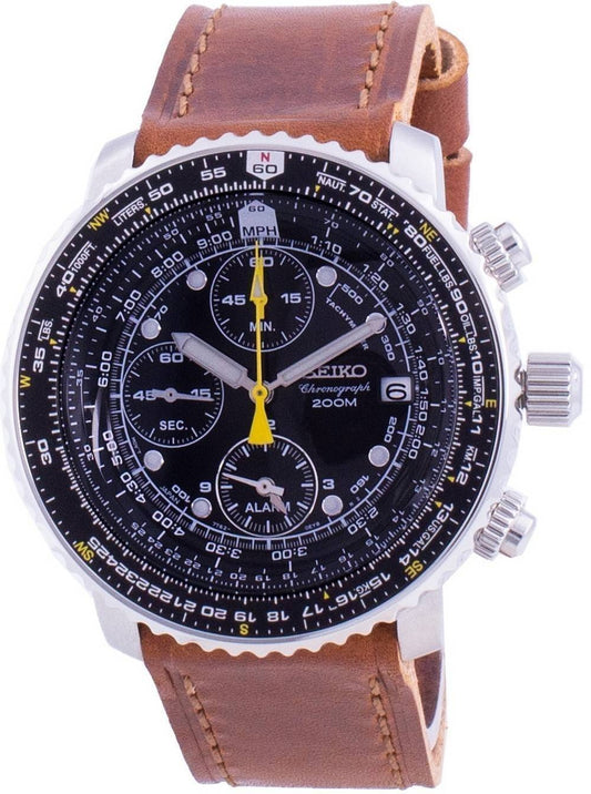 Seiko Pilot's Flight SNA411P1-VAR-LS9 Quartz Chronograph 200M herrklocka