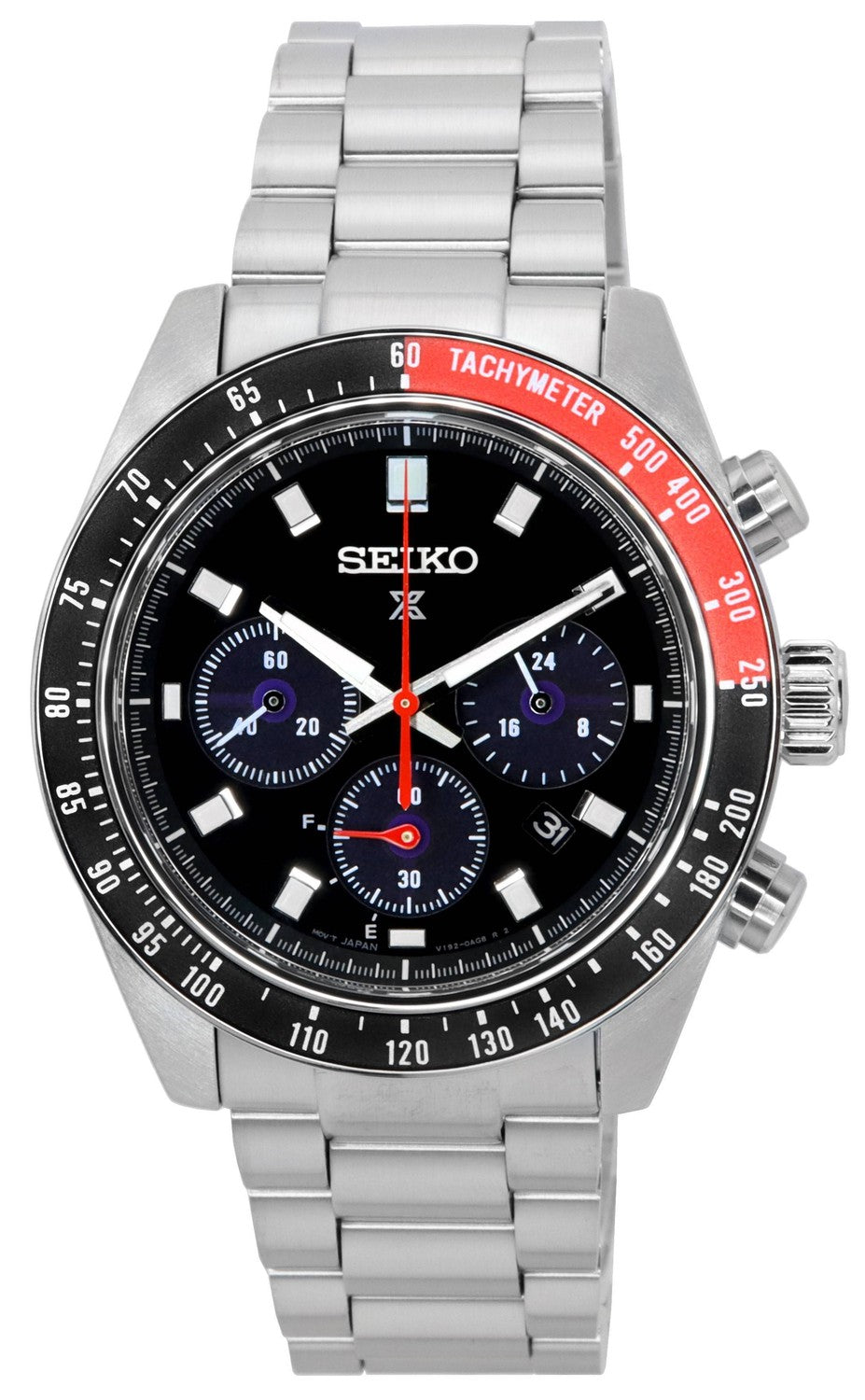 Seiko Prospex Speedtimer Go Large Solar Chronograph Black Dial SSC915 SSC915P1 SSC915P 100M herrklocka