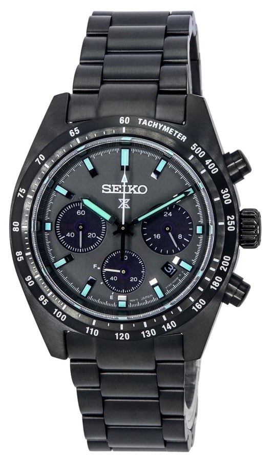Seiko Prospex Speedtimer The Black Series Chronograph Solar SSC917P1 100M herrklocka