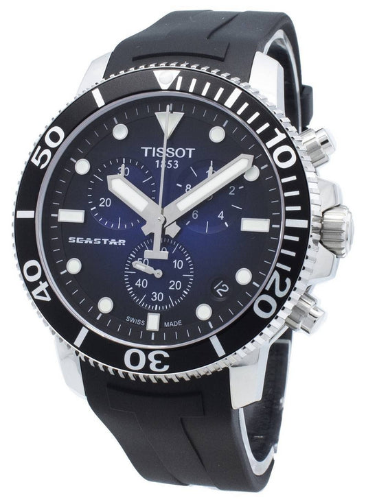 Tissot Seastar 1000 T120.417.17.041.00 T1204171704100 Chronograph 4 Jewels Quartz 300M herrklocka