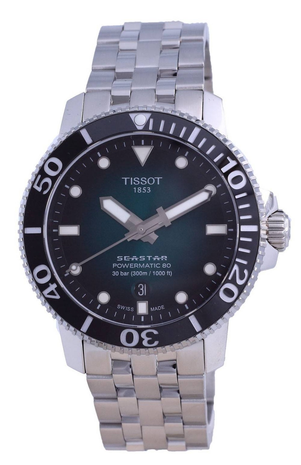 Tissot T-Sport Seastar 1000 Powermatic 80 Diver's Automatic T120.407.11.091.01 T1204071109101 300M herrklocka