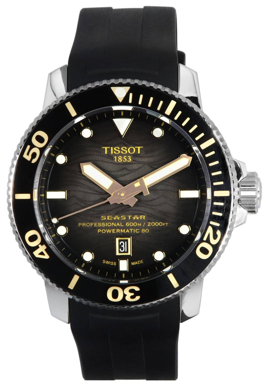 Tissot T-Sport Seastar 2000 Professional Powermatic 80 Diver's T120.607.17.441.01 T1206071744101 600M herrklocka