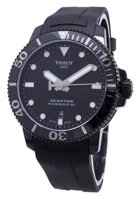 Tissot T-Sport Seastar Powermatic 80 T120.407.37.051.00 T1204073705100 Automatisk 300M herrklocka
