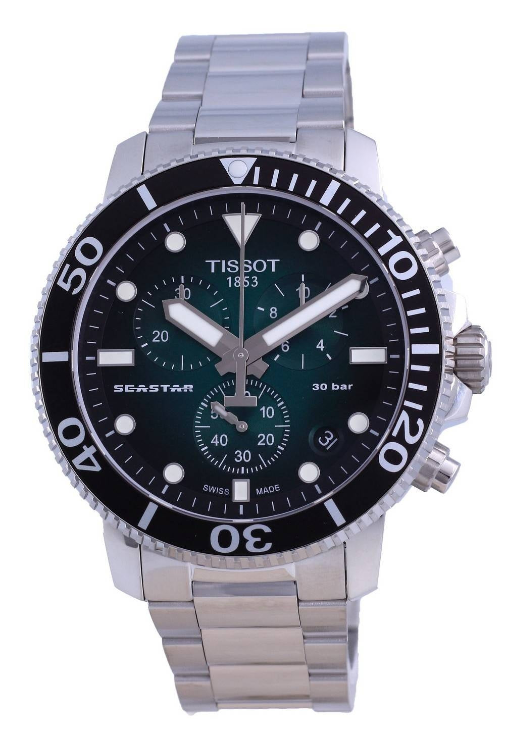 Tissot T-Sport Seaster 1000 Chronograph Diver's Quartz T120.417.11.091.01 T1204171109101 300M herrklocka