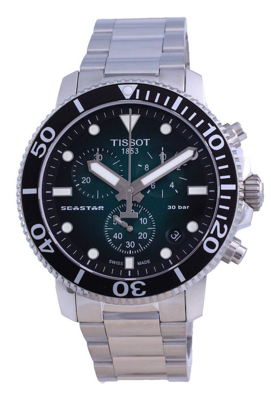 Tissot T-Sport Seaster 1000 Chronograph Diver's Quartz T120.417.11.091.01 T1204171109101 300M herrklocka