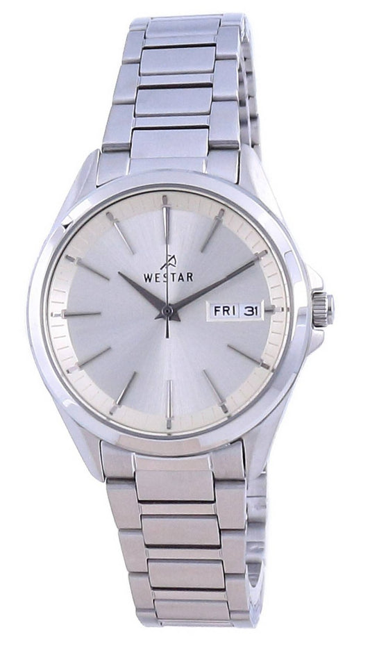 Westar Champagne Urtavla Stainless Steel Quartz 40212 STN 102 Damklocka