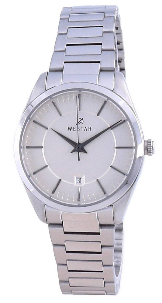 Westar Champagne Urtavla Stainless Steel Quartz 40213 STN 102 Damklocka