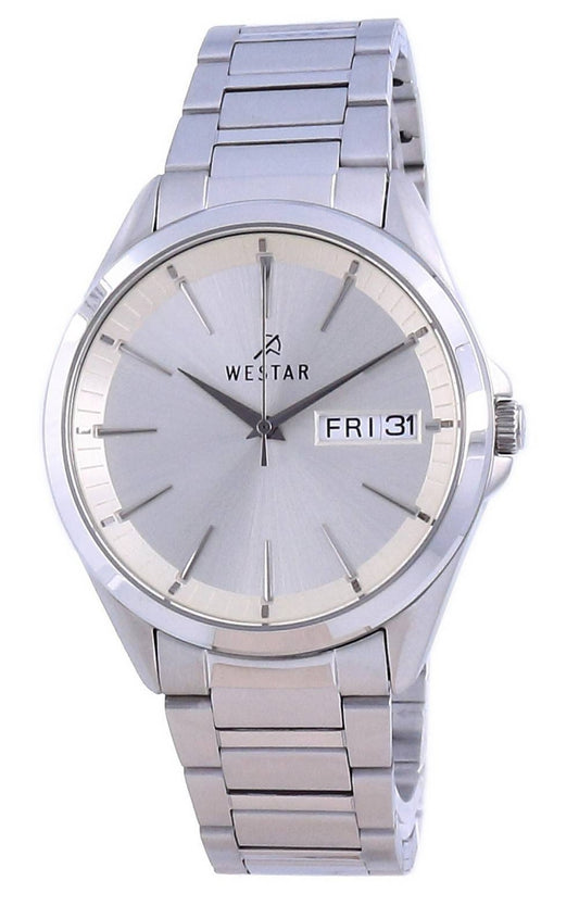Westar Champagne Urtavla Stainless Steel Quartz 50212 STN 102 Herrklocka