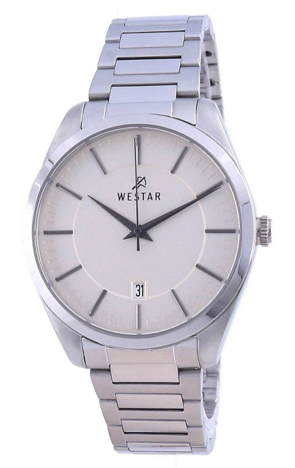 Westar Champagne Urtavla Stainless Steel Quartz 50213 STN 102 Herrklocka
