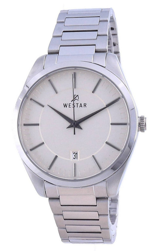 Westar Champagne Urtavla Stainless Steel Quartz 50213 STN 102 Herrklocka