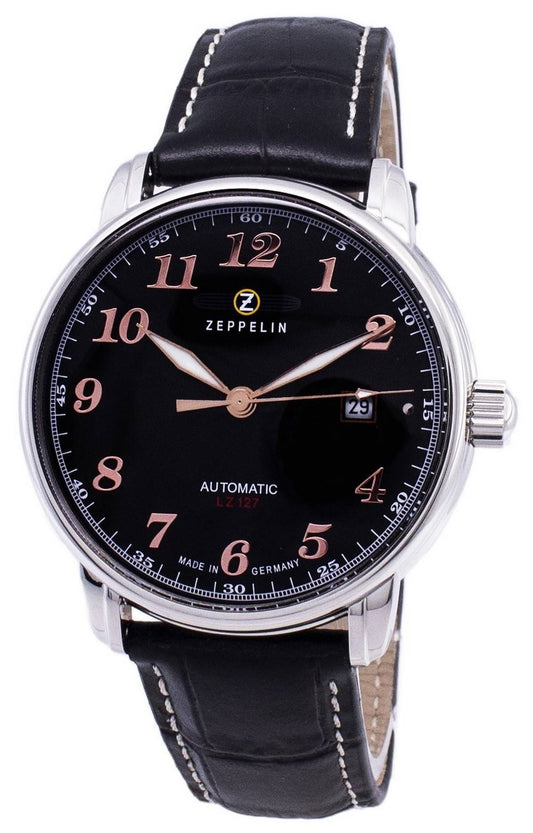 Zeppelin Series LZ127 Graf Automatic Germany Made 7656-2 76562 Herrklocka