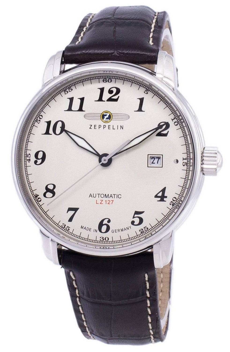 Zeppelin Series LZ127 Graf Automatic Germany Made 7656-5 76565 Herrklocka