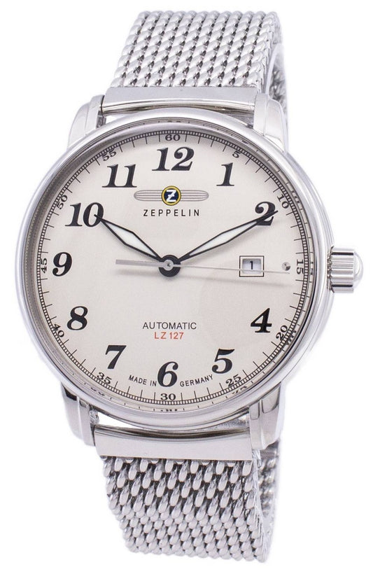 Zeppelin Series LZ127 Graf Automatic Germany Made 7656M-5 7656M5 Herrklocka