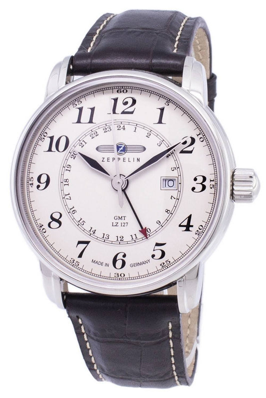 Zeppelin Series LZ127 Graf Germany Made 7642-5 76425 Herrklocka