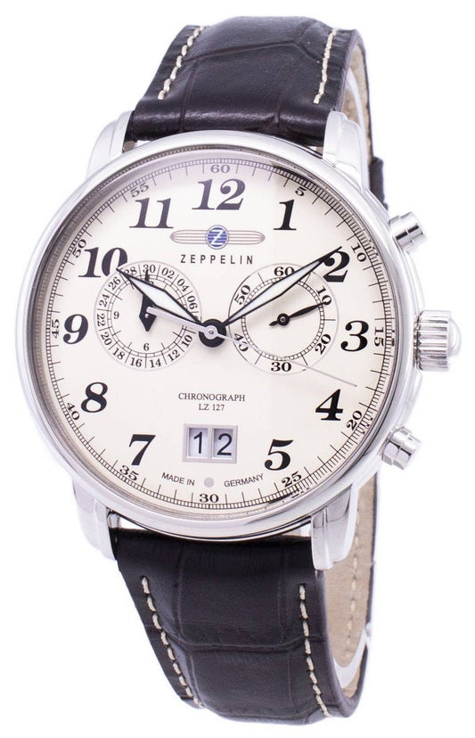 Zeppelin Series LZ127 Graf Germany Made 7684-5 76845 Herrklocka